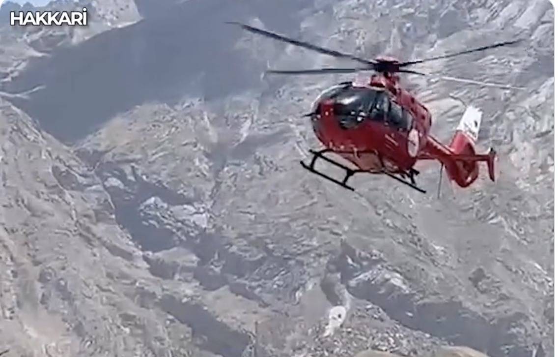 Dağlık Alanda Rahatsızlandı, İmdadına Ambulans Helikopter Yetişti